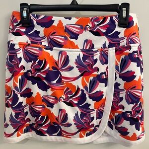 PGA golf skirt - worn 2 times. Size M - orange and purple